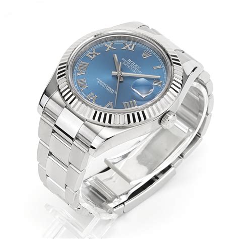 rolex datejust ii blue dial review|rolex datejust blue dial vintage.